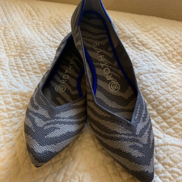 grey zebra rothys